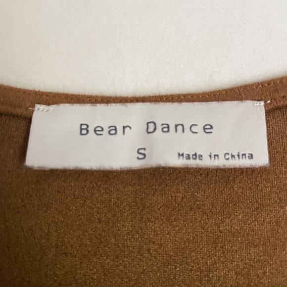 Bear Dance Soft Faux Suede Feel Sleeveless Dress Mini.Size Small.Great condition - Picture 5 of 6